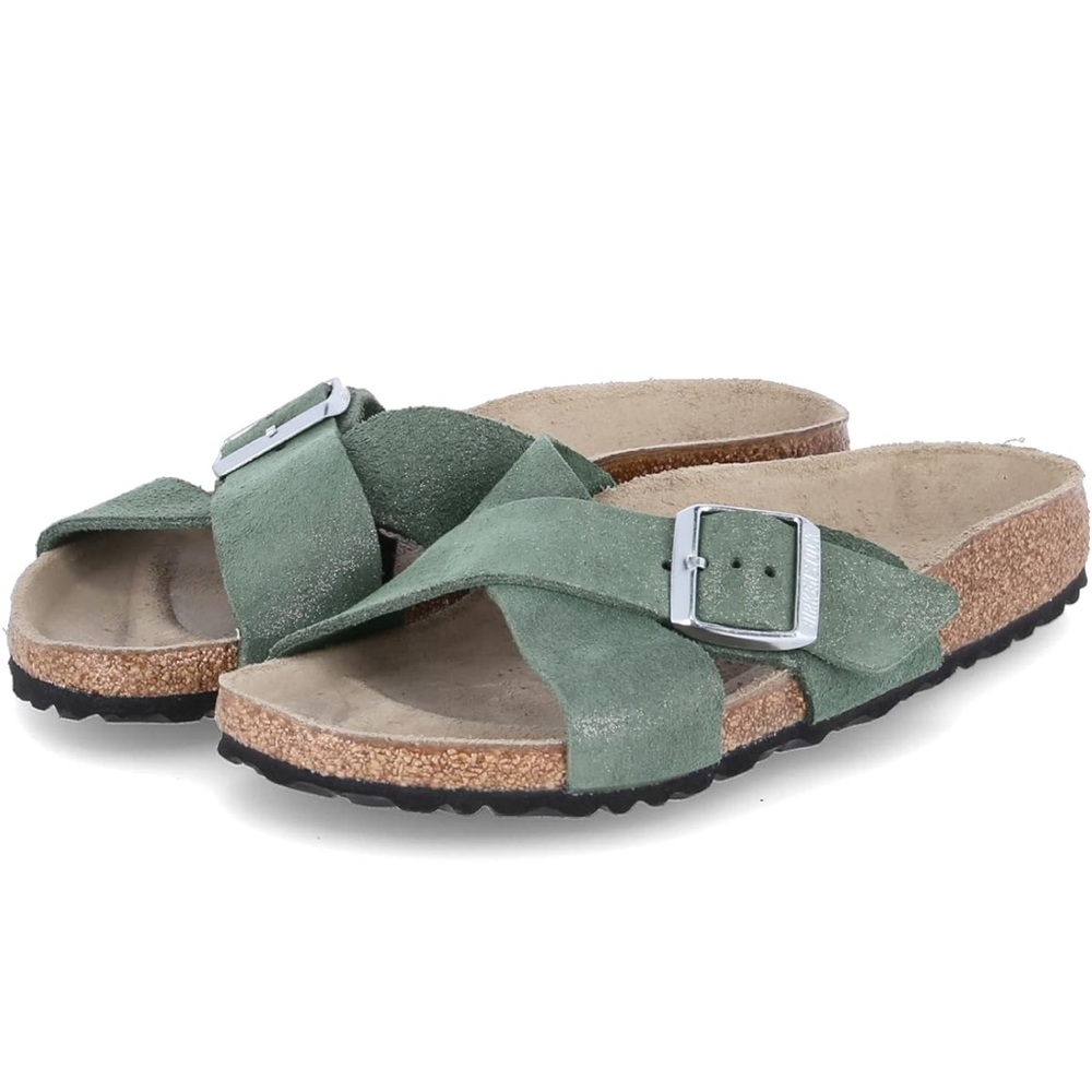 Birkenstock Siena suede leather in Thyme - Picture 3 of 6
